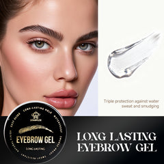 Long-lasting eyebrow gel