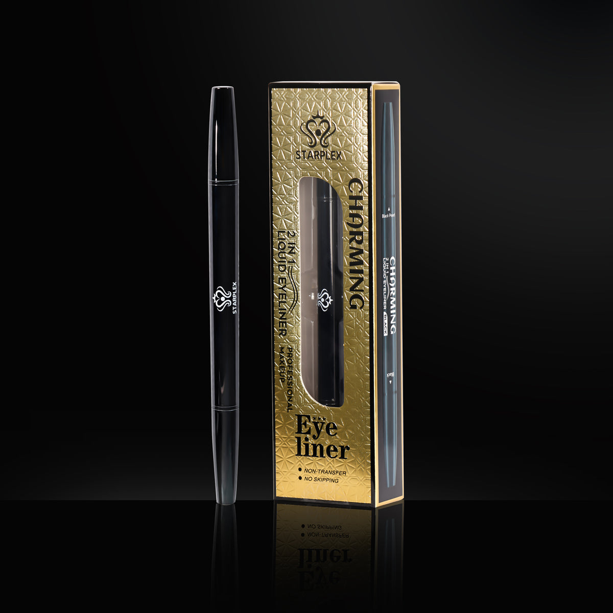 Colorful double-ended liquid eyeliner