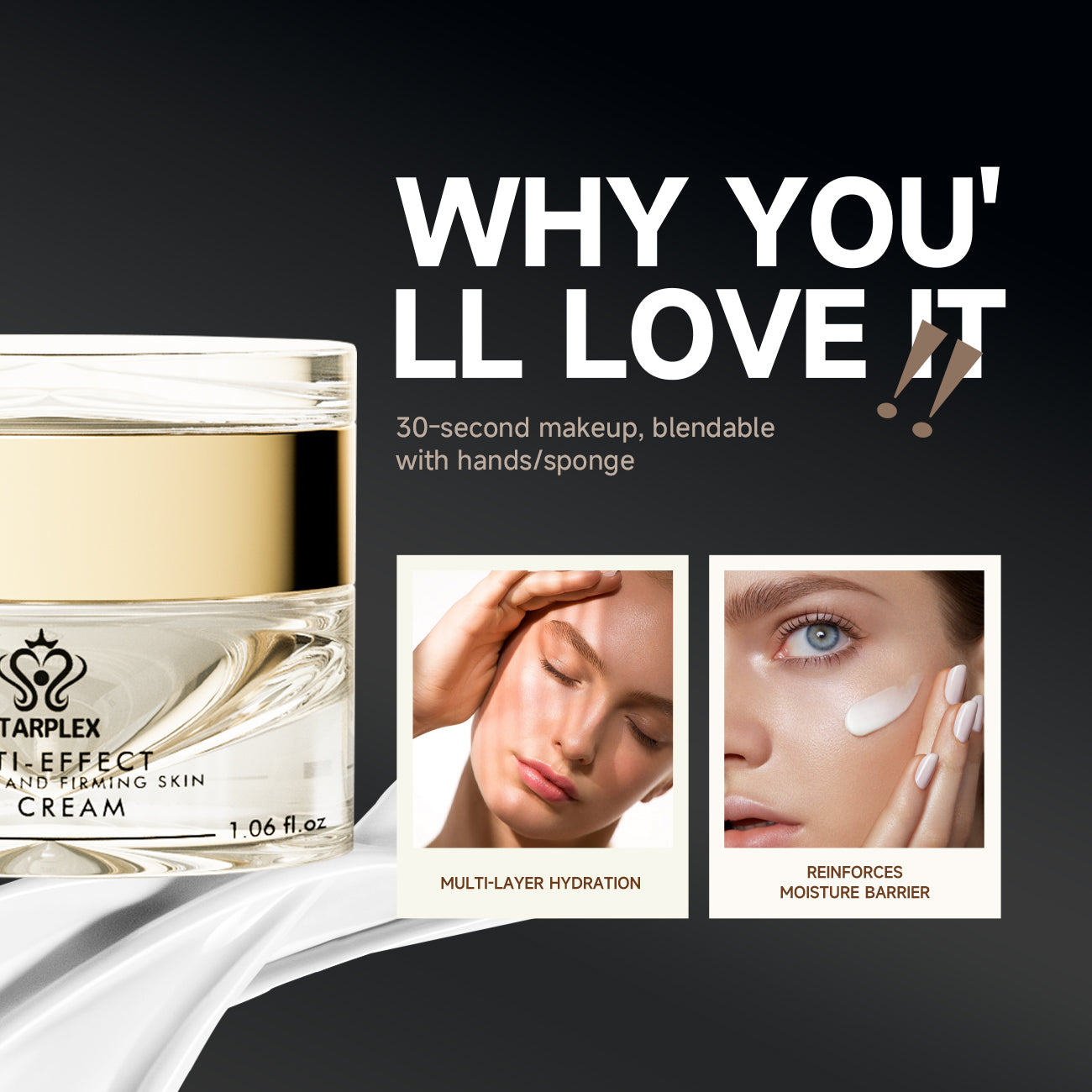 Multi effect whitening and firming skin cc cream