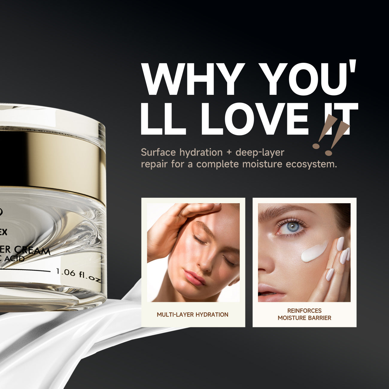 Multi-effect whitening softening anti aging face cream